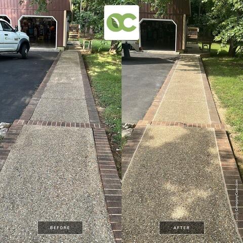 Concrete Walkway Protection