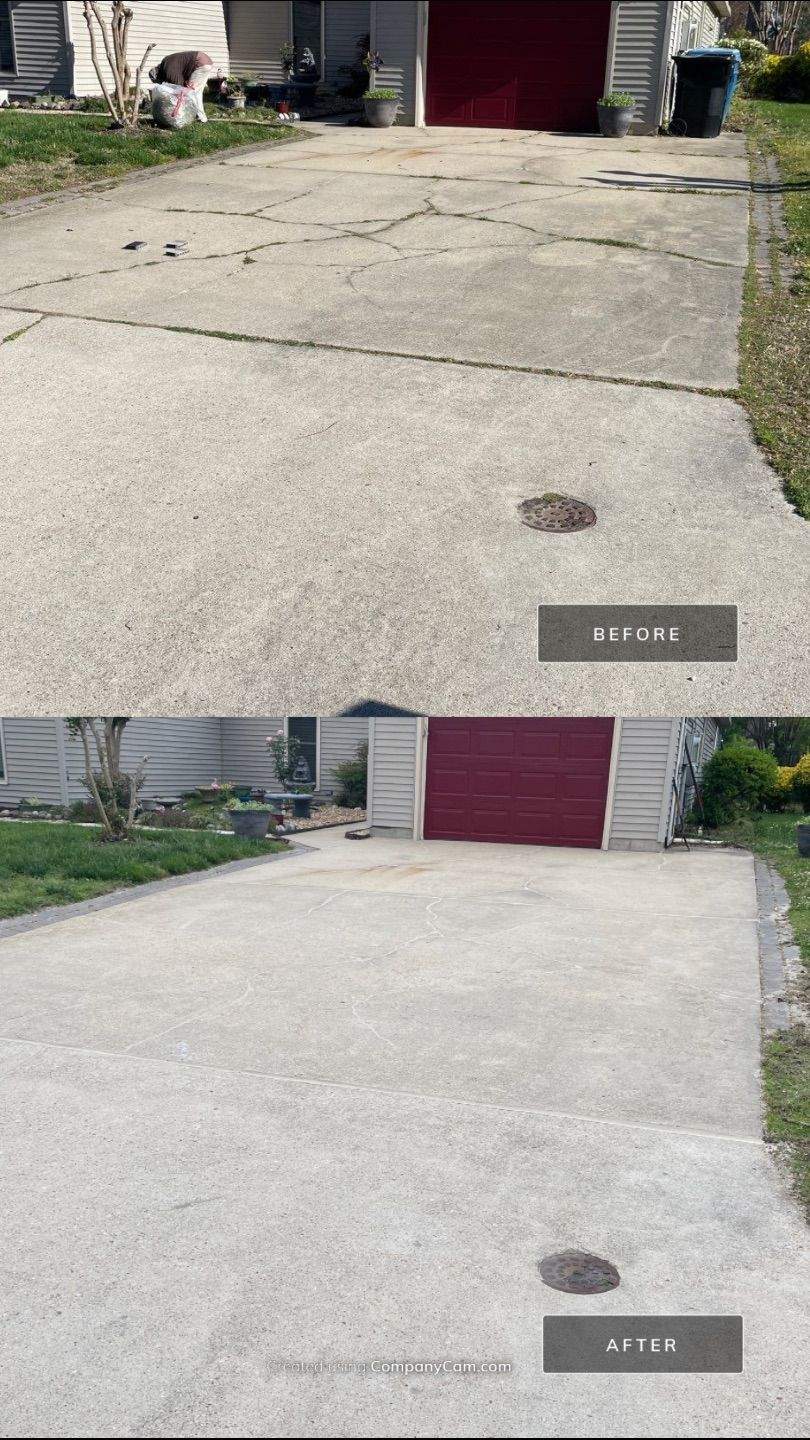 Driveway crack repair