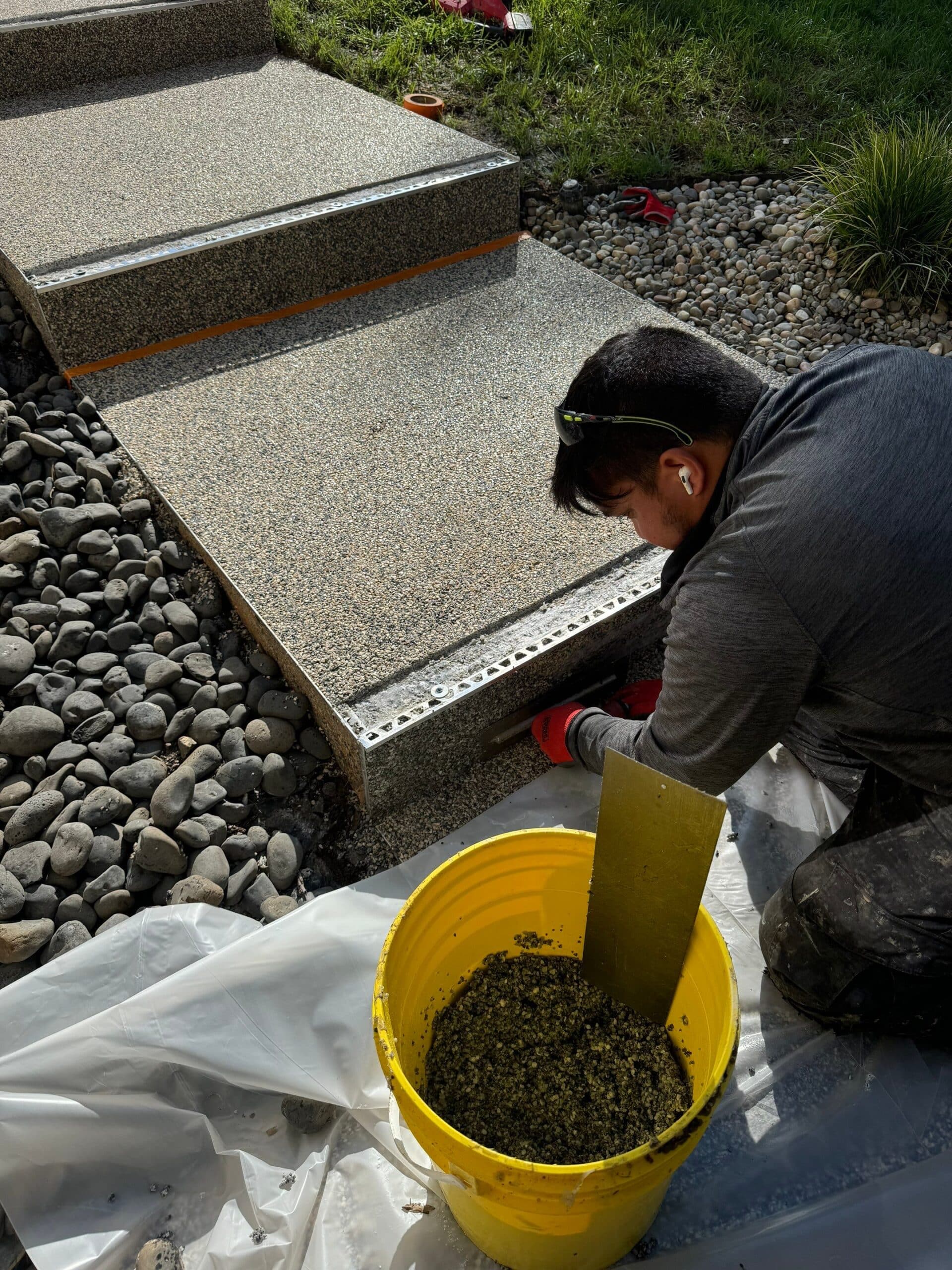 Walk way repair