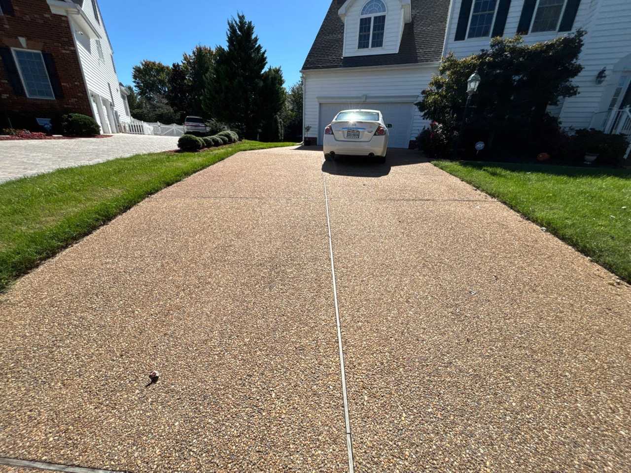 concrete driveway