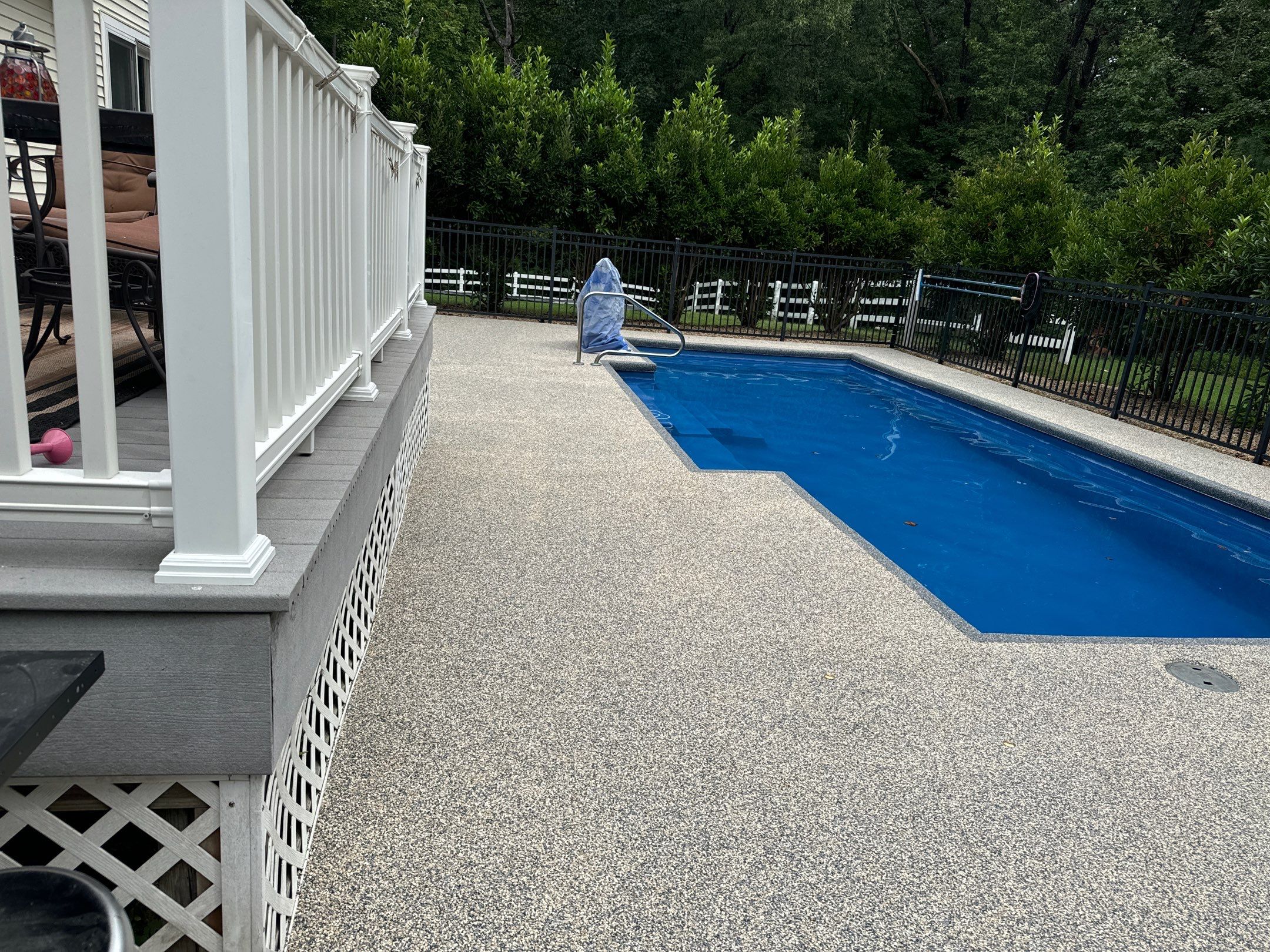 concrete Pool deck